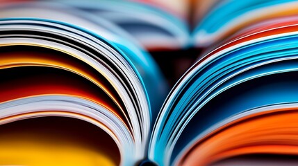 aufgeschlagene Zeitschrift