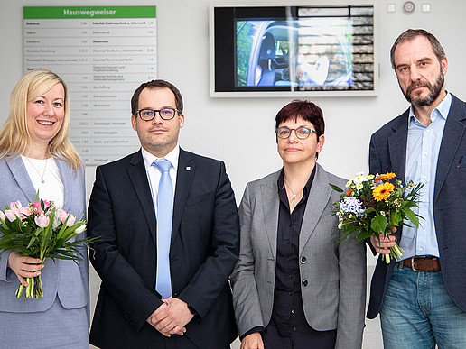 Prof. Sophia Keil, Prof. Alexander Kratzsch, Karin Hollstein, Prof. Raj Kollmorgen