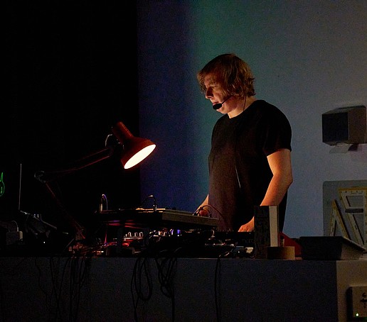 Ein Foto der Biodiversitätshow von Dominik Eulberg im großen Hörsaal